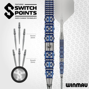 Set 3 Sageti Winmau Lunaris Tapered Switch Point 90% - Img 9