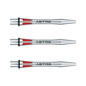 Set 3 Tije Winmau Astro Aluminiu Rosu - Img 3