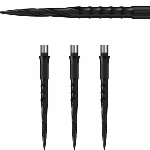 Set 3 varfuri Caliburn EVO Dart Points - Spiro - Fara buza - Negru - Img 3