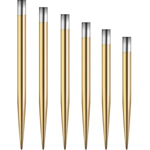 Set 3 Varfuri darts Mission Glide Clasice, Auriu
