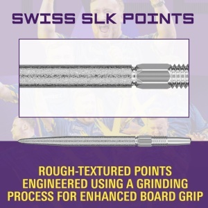 Set 3 Varfuri darts SWISS SLK Silver 30 mm - Img 5
