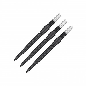 Set 3 Varfuri darts SWISS Storm Diamond Black - 26 mm - Img 1