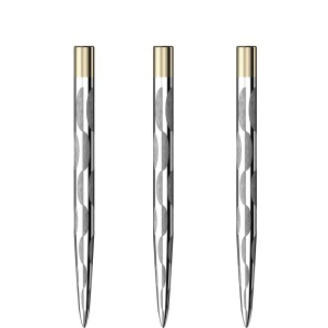 Set 3 Varfuri Mission Laser Plus - Vârf din oțel - Vârfuri de rezervă imprimate cu laser - Solid Arc - Argintiu - Img 2