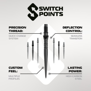 Set 3 Varfuri Switch Smooth Winmau - Img 6