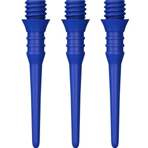 Set 50 Varfuri plastic soft darts (darts electronic) Mission Titan Pro Albastru - 2ba