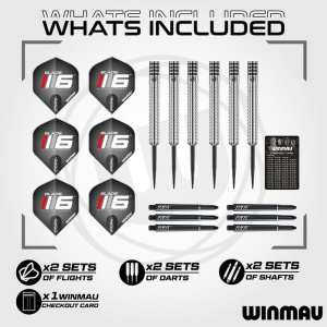 Set de darts complet Winmau Blade Triple Core si Surround - Img 4