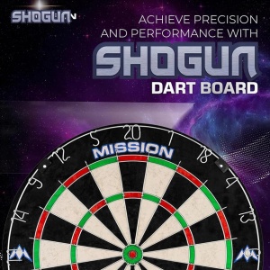 Set Tinta de darts Mission Shogun Round Wire cu 2 seturi de Sageti - Img 5
