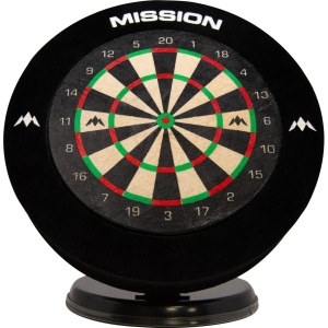 Tablă de Darts Mission Mini - 15 cm, Surround și 2 Seturi de Mini Sageti - Img 3