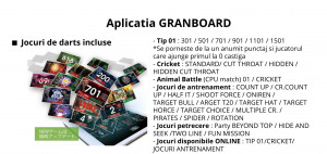 Darts electronic Granboard Dash Blue cu Bluetooth 4.0 - Img 6
