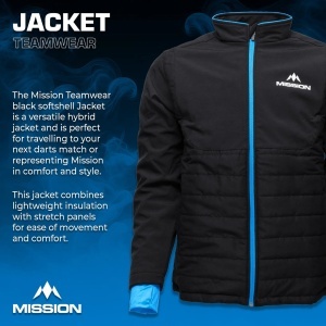 Jacheta Mission Teamwear Adult Softshell Neagra - Img 7
