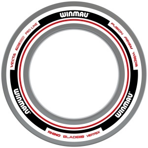 Protectie perete Dartsboard Winmau Advance Alb/Rosu - Img 7