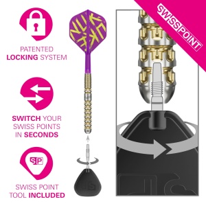 Sageti steel darts Lucke Littler G1 Prodigy 90%, SP - Img 8
