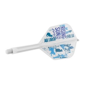 Set 3 Fluturasi Darts Target Japan K-Flex Haruki Muramatsu Rising Sun White NO6