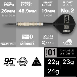 Set 3 Sageti Darts Dimitri Van den Bergh 95K - Img 5