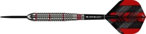 Set 3 Sageti Darts Mission Rogue Brass Argintiu & Rosu, 22 g - Img 3