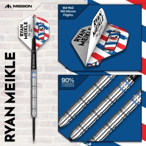 Set 3 Sageti Darts Mission Ryan Meikle, 90% tungsten - Img 5