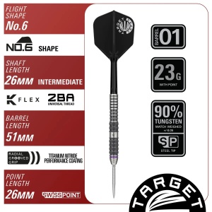 Set 3 Sageti Darts Target Japan Yuta Hayashi Sirius G3 Swiss Point 90% - Img 7