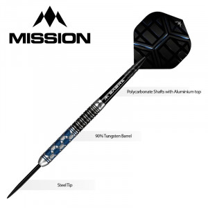 Set 3 Sageti steel darts Mission Hexon - Img 2