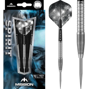 Set 3 Sageti steel darts Mission Spirit M6 - Front Razor Grip - Img 1