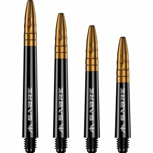 Set 3 Tije Mission Sabre Negru cu Top Auriu