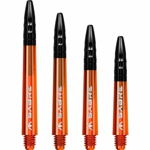 Set 3 Tije Mission Sabre Portocaliu cu Top Negru