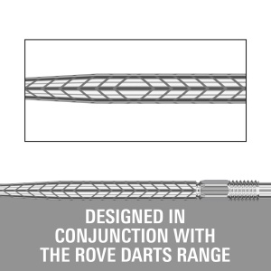 Set 3 Varfuri darts SWISS RVE Silver - 30 mm - Img 4