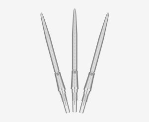 Set 3 Varfuri darts SWISS Storm Nano Argintiu - 26 mm - Img 2
