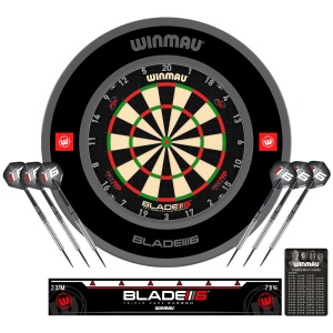 Set de darts complet Winmau Blade Triple Core si Surround