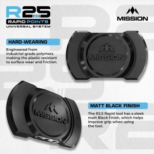 Instrument pentru schimbarea vârfurilor pentru săgeți Mission R2.5 Rapid – – Negru - Img 3