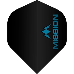Set 3 Fluturasi cu Logo Mission Negru cu Logo Albastru, nr 2 Std