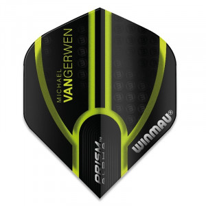 Set 3 Fluturasi Darts Winmau MVG Prism Alpha Standard-Black & Green - Img 1