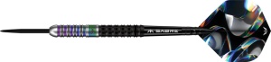 Set 3 Sageti Darts Mission Iridian - Varf de otel - 90% - PVD negru si coral - Img 2