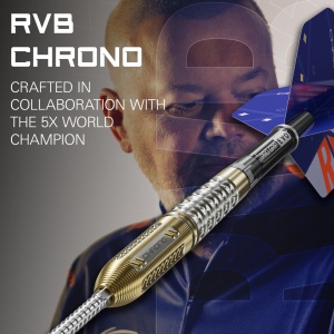 Set 3 Sageti darts Raymond Van Barneveld Chrono 95% Tungsten SP - Img 6