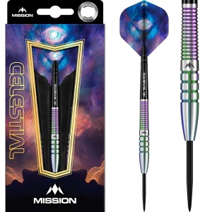 Set 3 Sageti Mission Celestial Darts - Varf din otel - 95% - Acoperire PVD Coral - Img 1