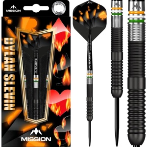 Set 3 Sageti Mission Dylan Slevin Steel Tip 90%, Black Titanium Oceans - Img 4