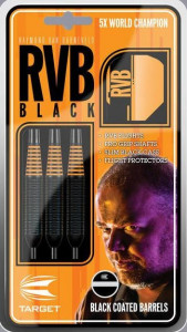 Set 3 Sageti steel Raymond Van Barneveld RVB Black, brass - Img 1