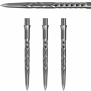 Set 3 varfuri Caliburn EVO Dart - HAN G2 - Argintiu - Img 3