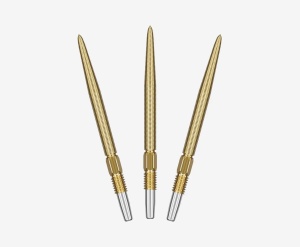 Set 3 Varfuri darts SWISS Nano Auriu - Img 2