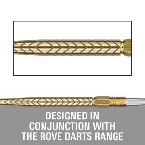 Set 3 Varfuri darts SWISS RVE Gold - 26 mm - Img 4