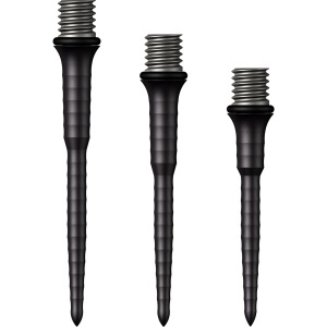 Set 3 Vârfuri de conversie Mission Titan Ripple din titan - Negre