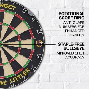 Set complet darts Luke 'The Nuke' Littler Dartboard si Sageti - Img 4