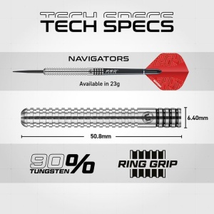 Set de darts complet Winmau Blade Triple Core 360 si Surround - Img 4