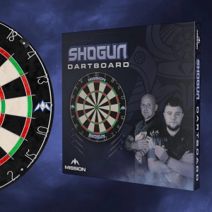 Set Tinta de darts Mission Shogun Round Wire cu 2 seturi de Sageti - Img 7