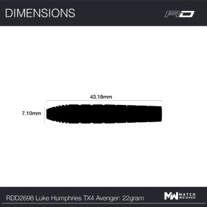 Sageti steel darts Luke Humphries TX4 Avenger - Img 4
