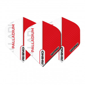 Set 3 Fluturasi Darts Rhino 100 Standard Extra Thick Palladium Rosu & Alb - Img 3