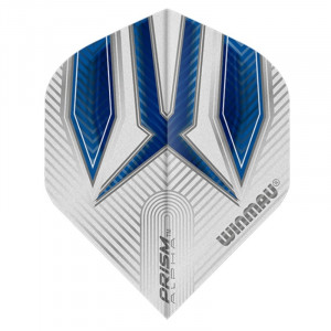 Set 3 Fluturasi Darts Winmau Prism Alpha Standard-Alb & Albastru - Img 1