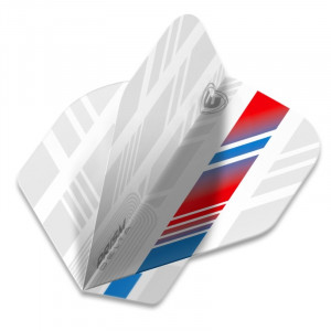 Set 3 Fluturasi Darts Winmau Prism Delta Standard-Alb, Rosu & Albastru - Img 1