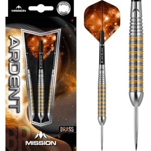 Set 3 Sageti Darts Mission Ardent Brass M2, 24 g