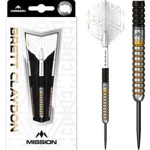 Set 3 Sageti Darts Mission Brett Claydon 90% Tungsten