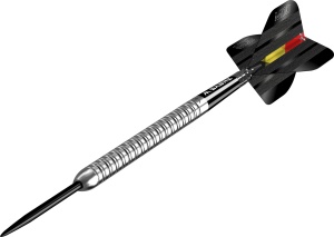 Set 3 Sageti Darts Mission Mike De Decker 95% Tungsten Silver